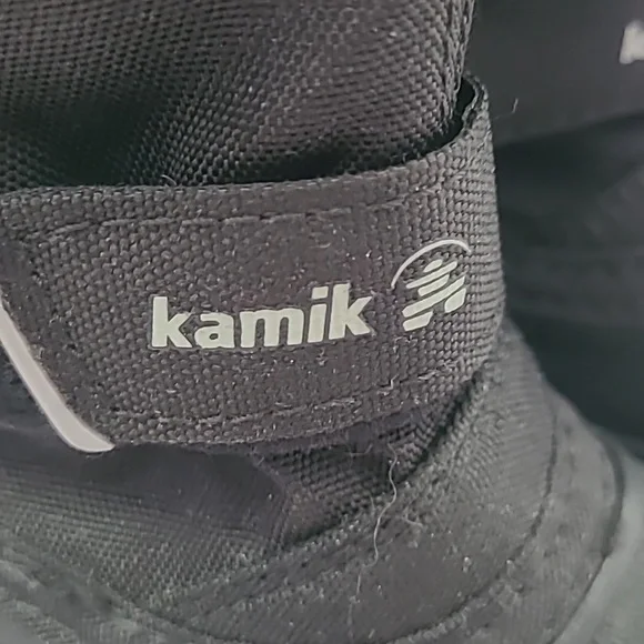NWOT Kamik Wesley Black Snow Boots Toddler Sz 9 - Picture 4 of 9